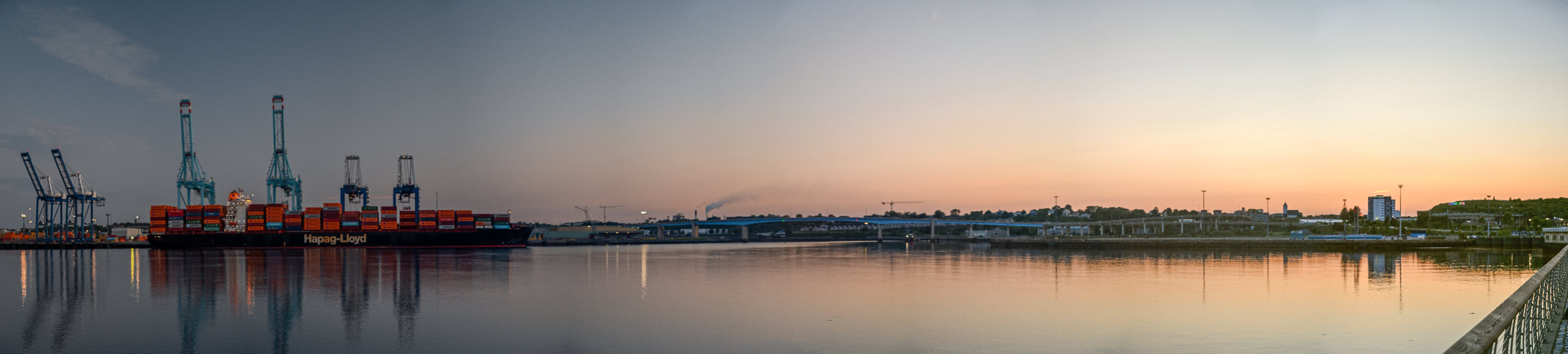 St John NB Harbour Pano
